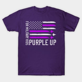 purple up for military kids T-Shirt